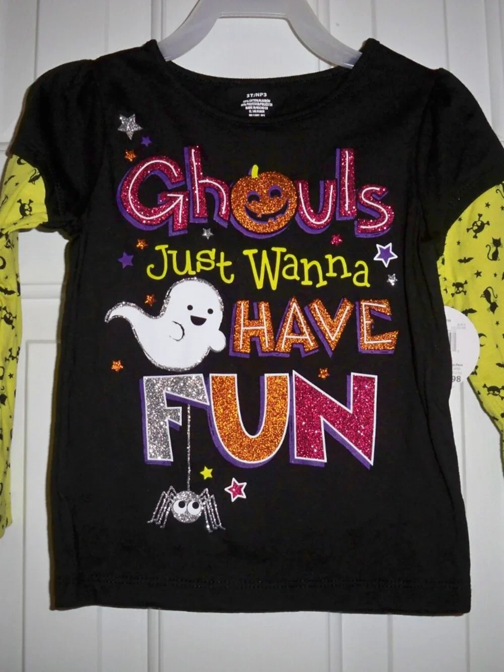 2 toddler Halloween tops, 3T, NWT